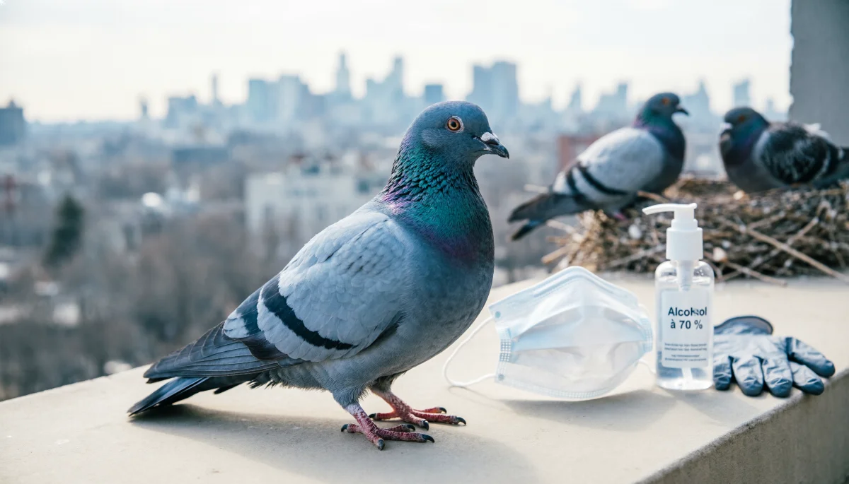 Pigeon maladie transmissible à l'homme : les risques à connaître