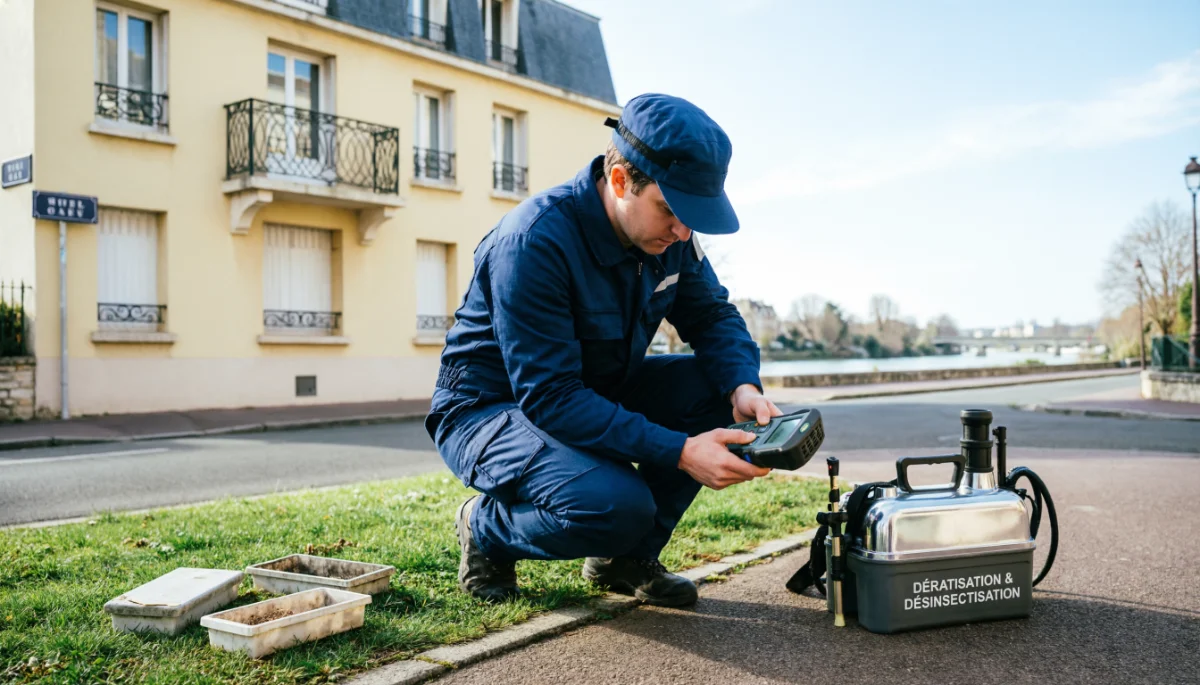 Nuisibles à Villeneuve-la-Garenne - intervention JVNET